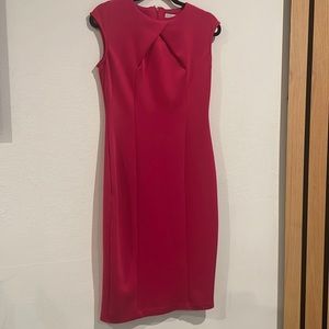 Stretchy New York & Company Hot Pink Dress Size Small